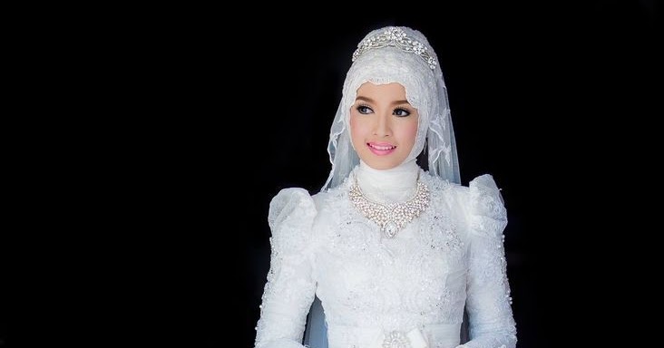 gaun untuk nikah cape pensil