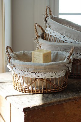farmhouse musings: New! French Country Wicker Baskets