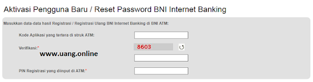 Cara Aktivasi BNI Internet Banking