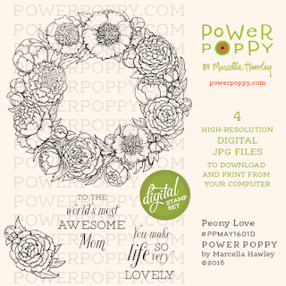 Power Poppy, Marcella Hawley, Peony Love, Remixed Digital Release, May 2016
