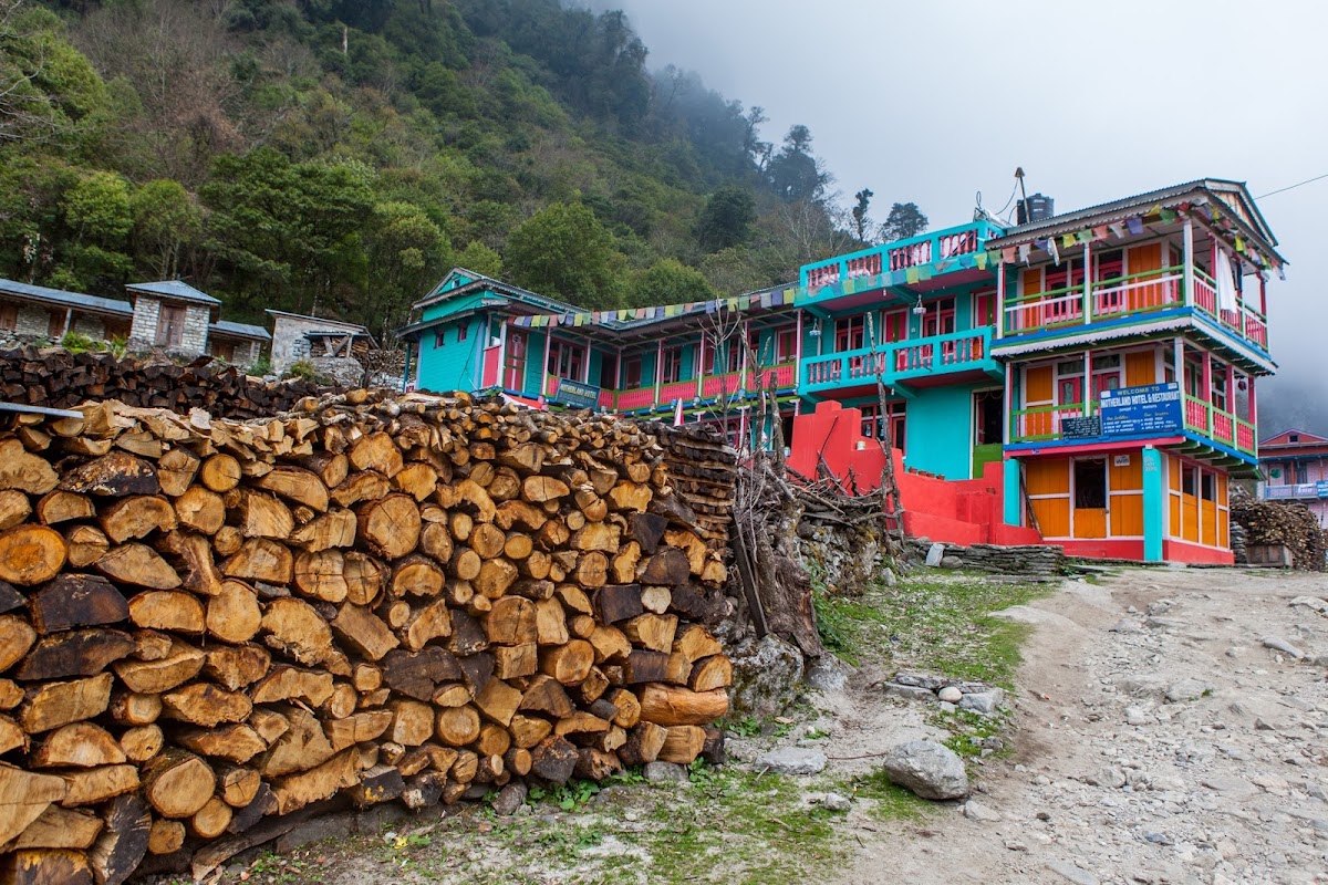 200км по красно-белым черточкам.. Around Annapurna. март-апрель 2017