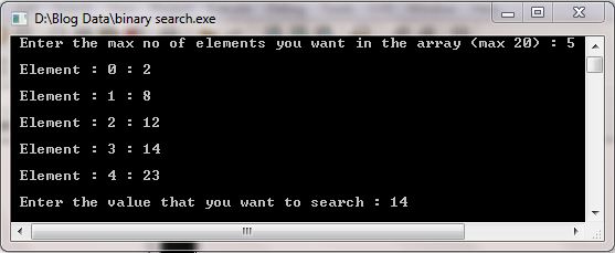 Binary Search in array | Programs