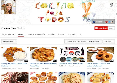 https://www.youtube.com/user/cocinatodo/videos