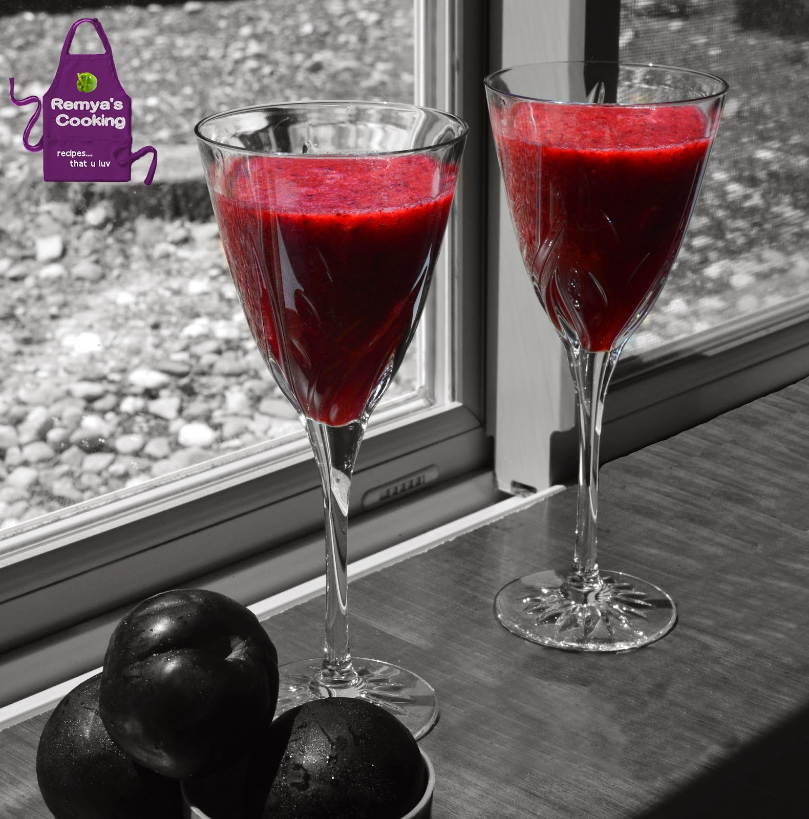 Remya's Baking Plum Pomegranate Juice