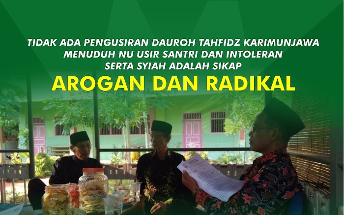 Tolak Wahabi di Karimunjawa, Warga dan Pengurus NU Dituduh Usir Santri Tahfidzul Qur'an, Ini Kronologi Lengkapnya