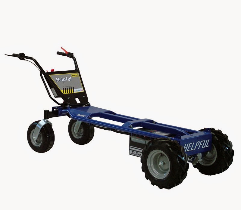 Electric flatbed carts Zallys made in Italy Flatbed transport trolley