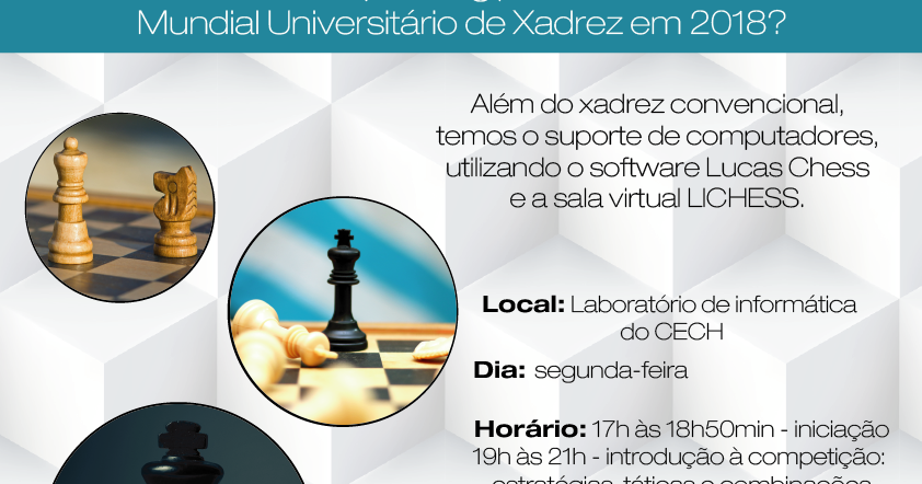 Clube de Xadrez Scacorum Ludus: Cursos, torneios e funcionamento do Clube  de Xadrez na UFS