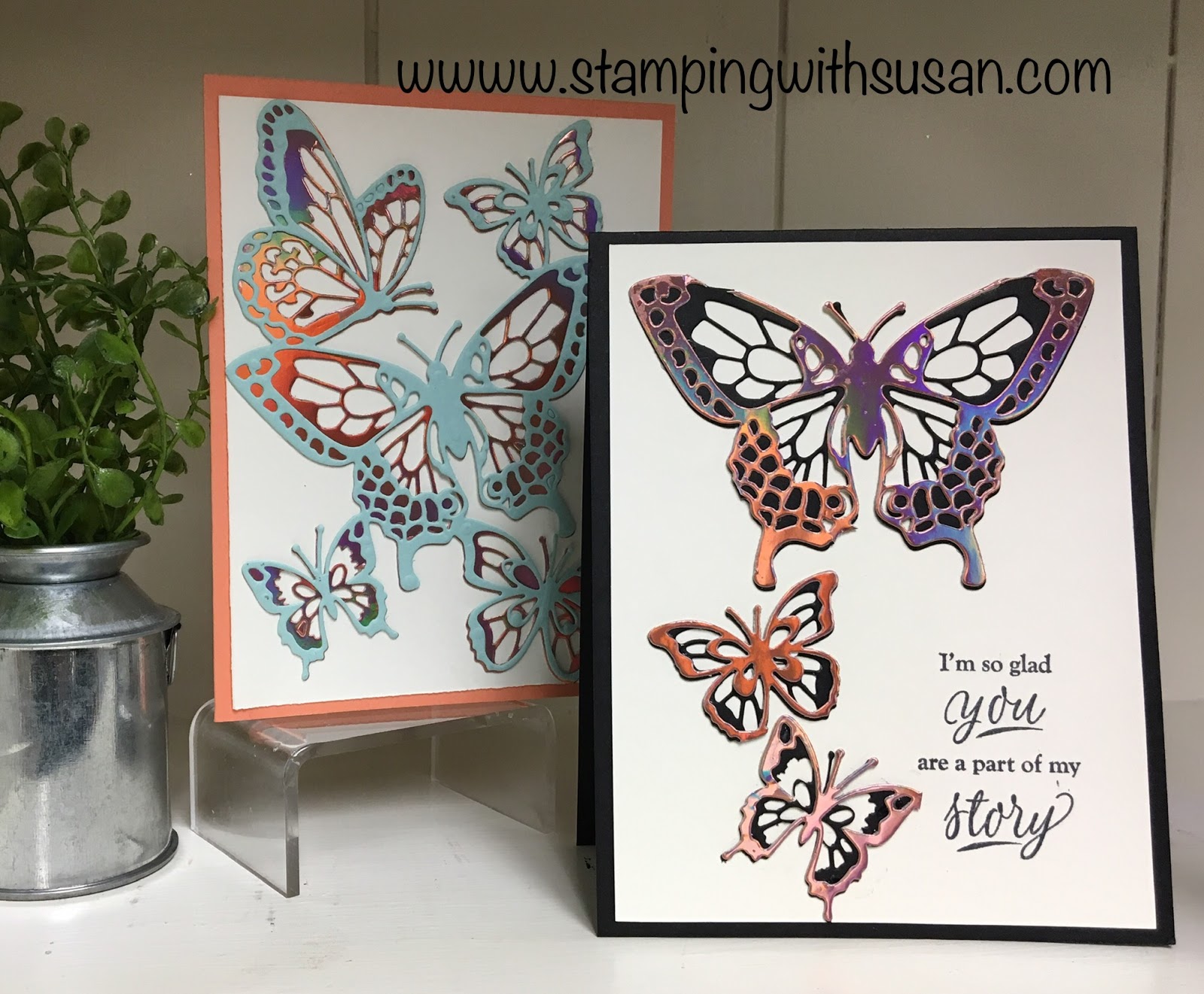 Stamping With Susan Stampin' Up! Butterfly Beauty Thinlits Dies