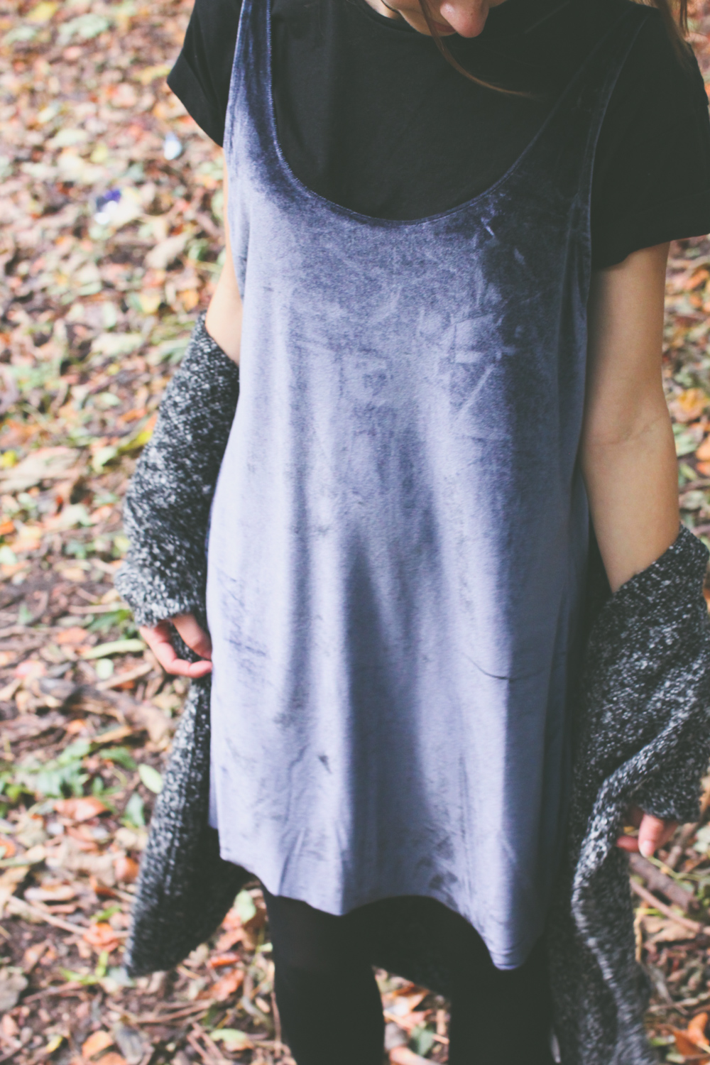 Velvet slip dress | www.hannahemilylane.com