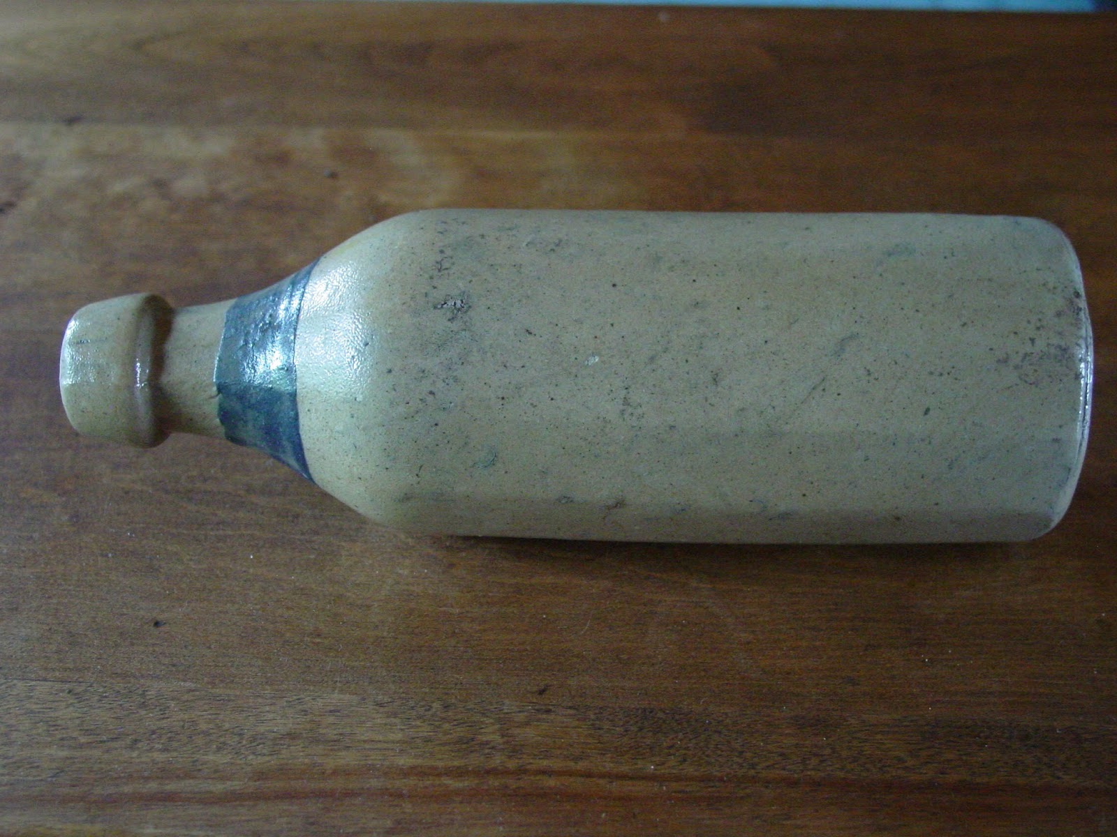 Fox Den Findings Stoneware Bottle from Grand Rapids, Michigan