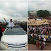 Checkout the massive crowd that welcomed Nnamdi Kanu in Port Harcourt today 