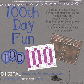 Using Google Classroom to Celebrate the 100th Day of School | Teaching ...