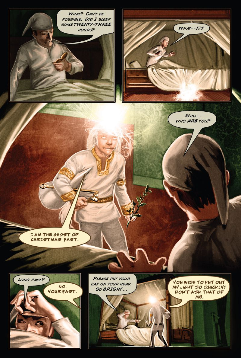 Read page 14 of A Christmas Carol graphic novel