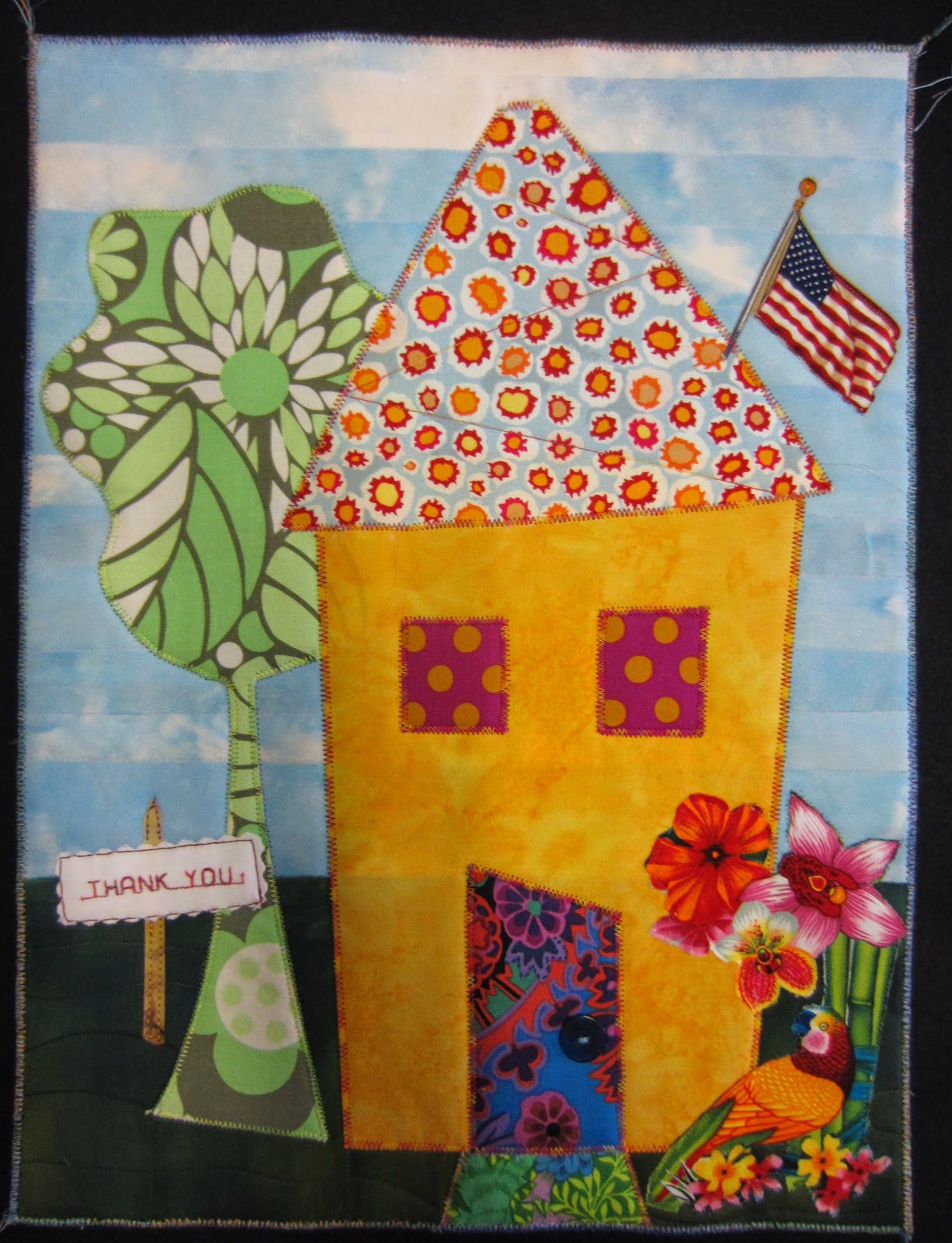 The House Quilt Project: Delightful Patrotic House Quilts