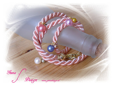 gunadesign rope bracelet Pink Wave