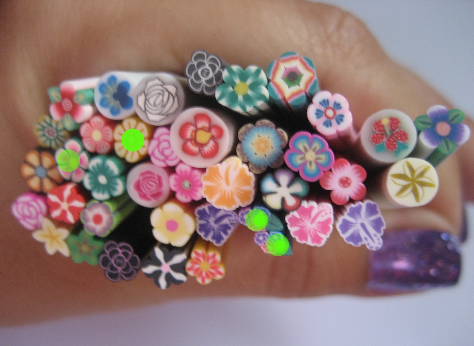 1. Fimo Canes Nail Art Decoration - wide 3