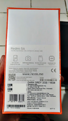 Box Xiaomi Redmi 5A garansi TAM Box Xiaomi Redmi 5A garansi TAM