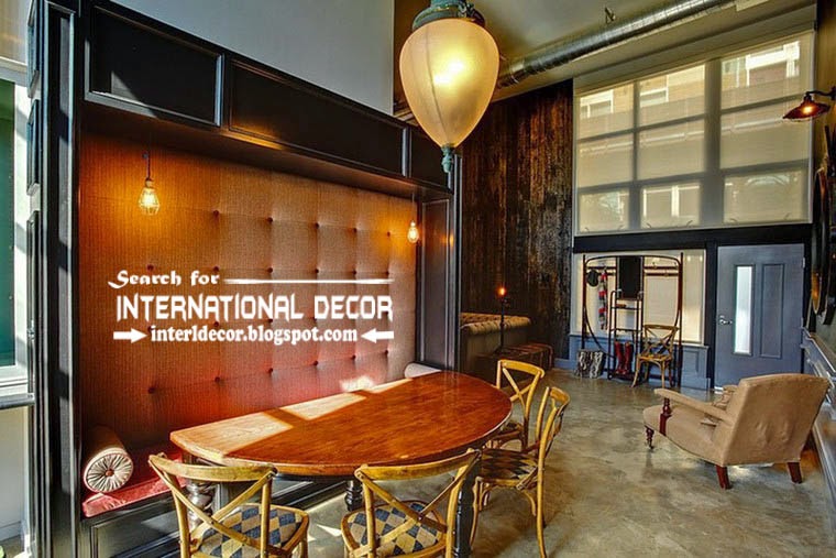 tips to creating retro interior design style, retro dining room design 2015
