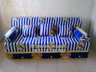Kasur dan Sofabed Inoac motif Real Madrid
