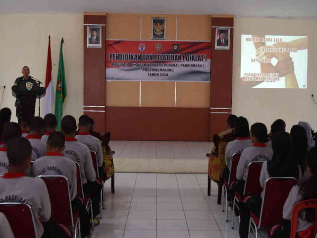 Anggota Paskibraka Maluku Terima Materi Wawasan Kebangsaan Anggota Paskibraka Maluku Terima Materi Wawasan Kebangsaan