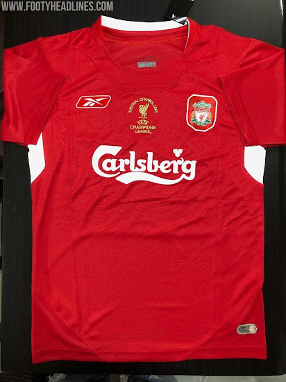 lfc retro istanbul 2005 shirt