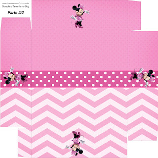 Coqueta Minnie en Rosa: Cajas para Imprimir Gratis. Coqueta Minnie en Rosa: Cajas para Imprimir Gratis.