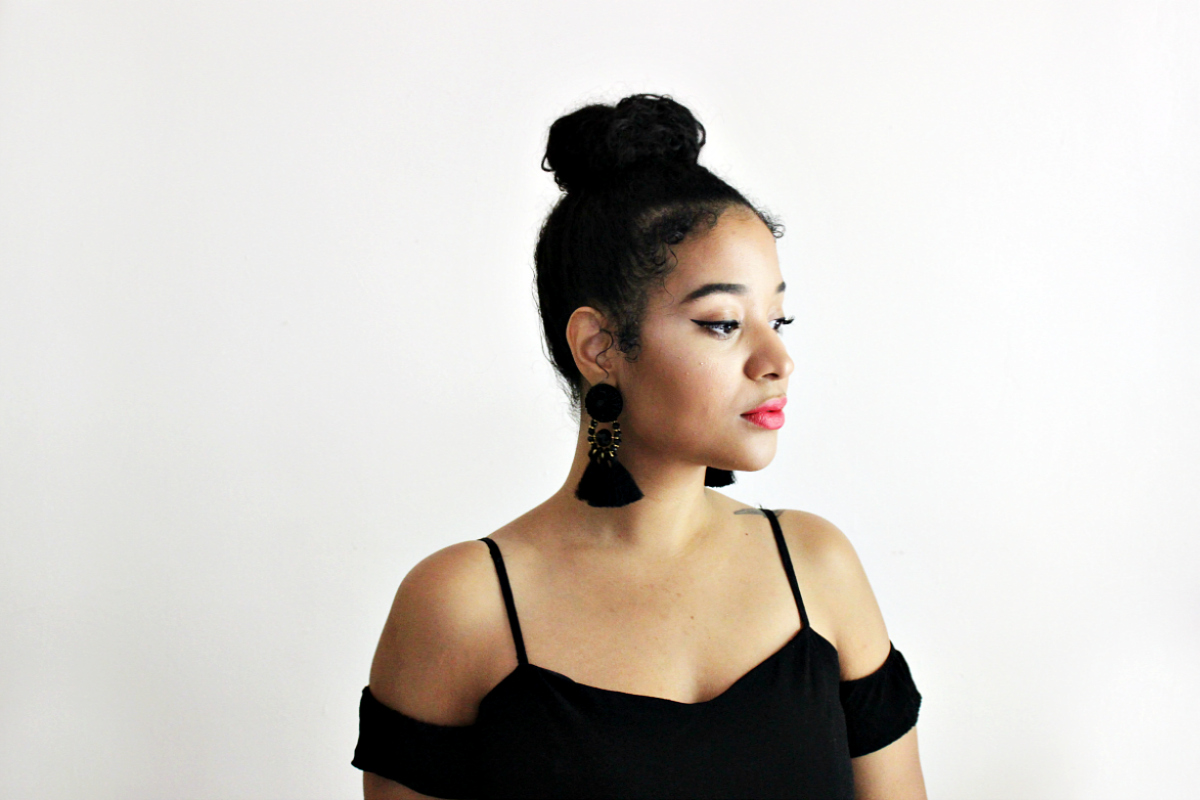 Natural Curly Hair Updo