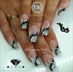 nail nails bling luminous glitter acrylic fancy luminousnails trendy nailart crystals rhinestone ink361 honestdocs polish taeaeltae tallennettu rover ru uploaded