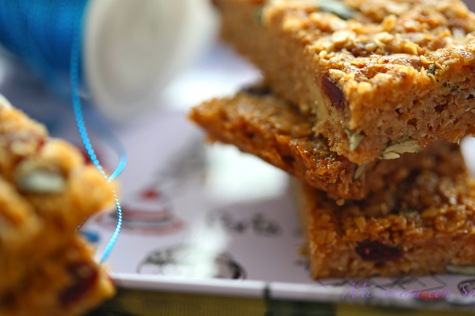 BARRITAS DE CEREALES CON FRUTOS SECOS DE LORRAINE PASCALE: