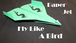 fly paper airplane creative far bird crafts cool based craft board