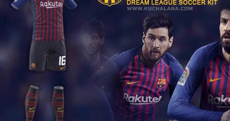 F.C. Barcelona 2018/19 Nike Kit - Dream League Soccer Kits - Kuchalana