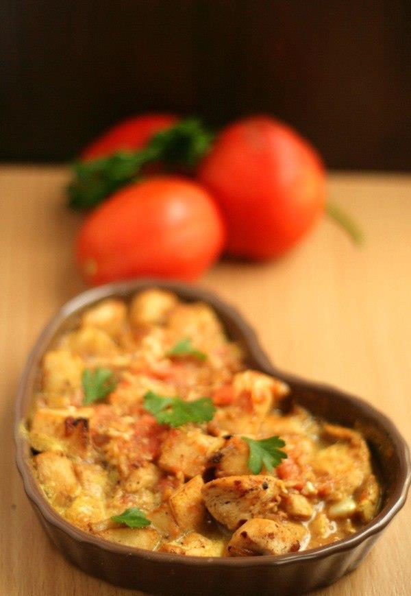 Chicken breast baked with apples Yummy Russian Treats