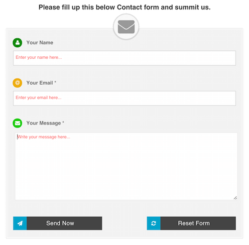 Blogger Contact Form Simple Blogger Contact Form Simple