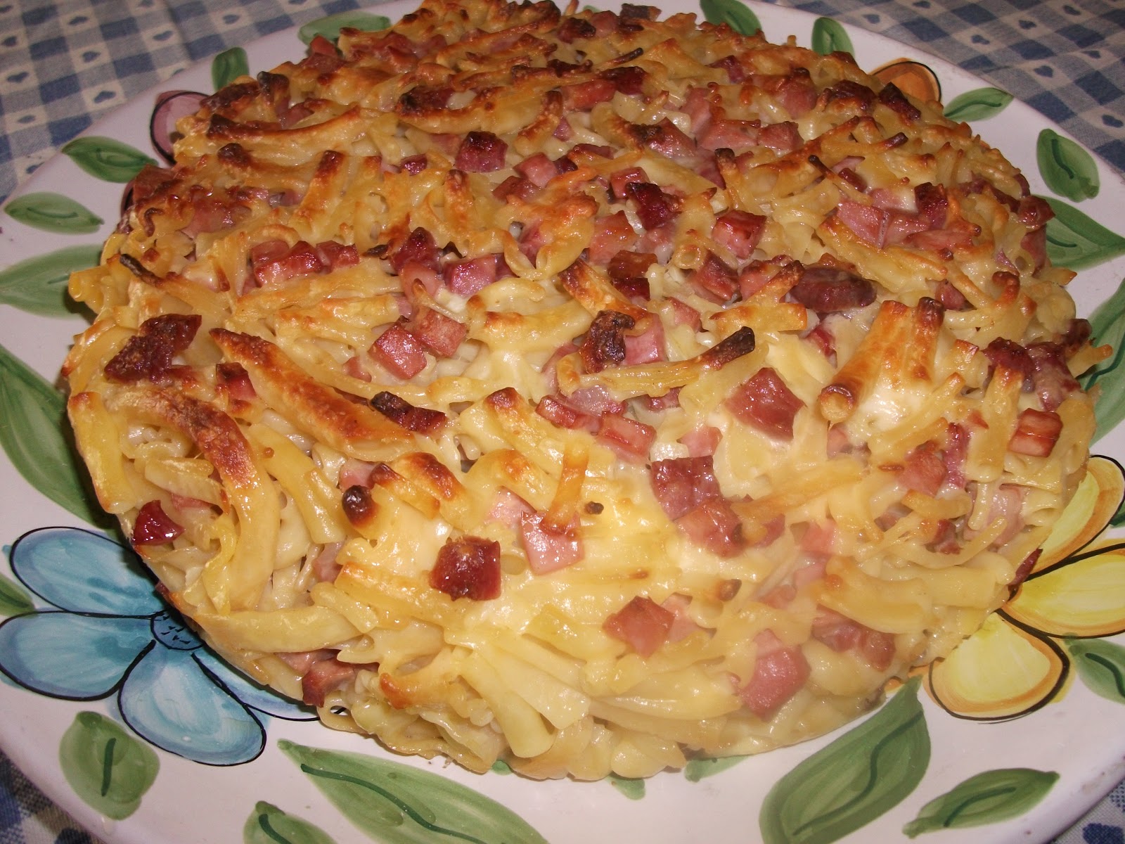 lafattoriadiassunta TIMBALLO DI PASTA AL FORNO CON UOVA SALUMI E FORMAGGI