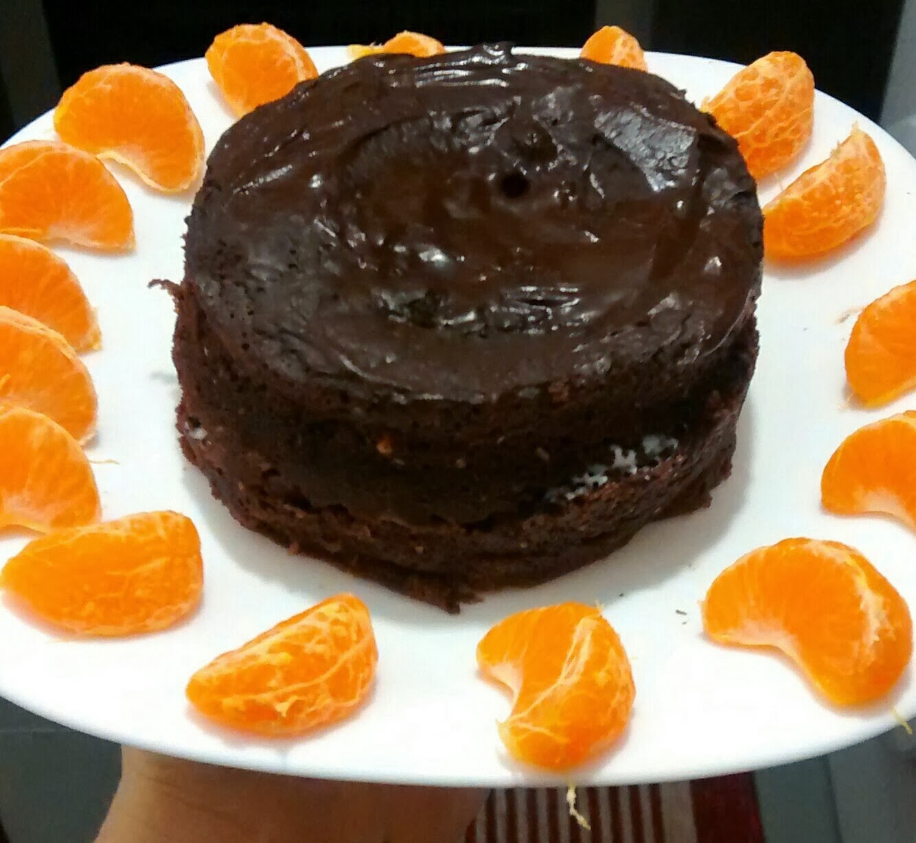 tarta de chocolate ligera