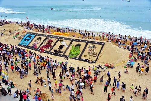 Lễ hội Cát Busan Haeundae | 해운대 모래 축제