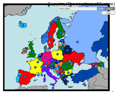 Εντοπίζω τις χώρες της Ευρώπης
