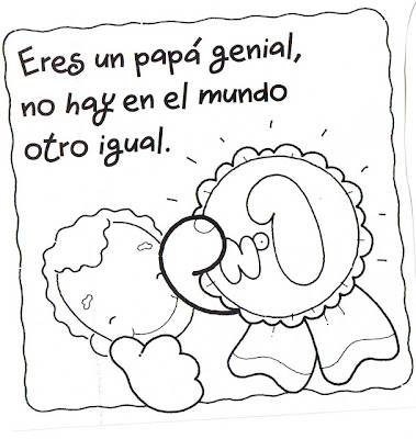 Dia del padre para colorear Dia del padre para colorear