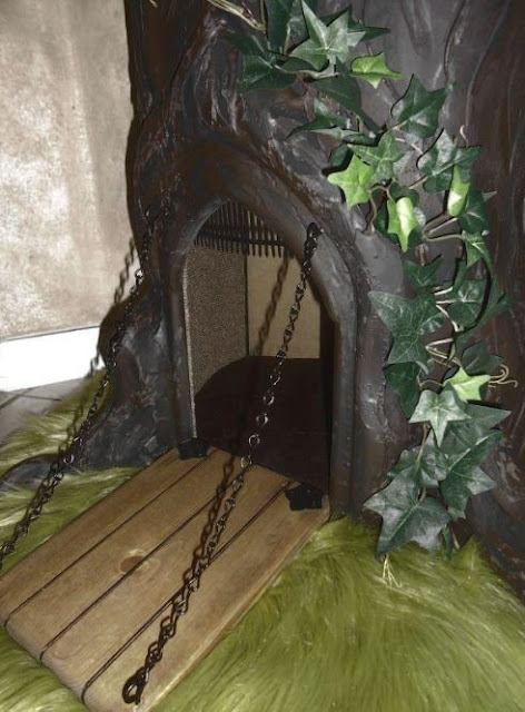 Drawbridge Door Drawbridge Door on a Fantasy Cat Tree