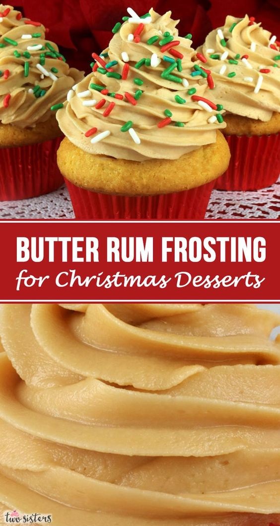 Butter Rum Buttercream Frosting