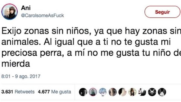 Mujer exige zonas sin niños y su mensaje se hace viral Mujer exige zonas sin niños y su mensaje se hace viral