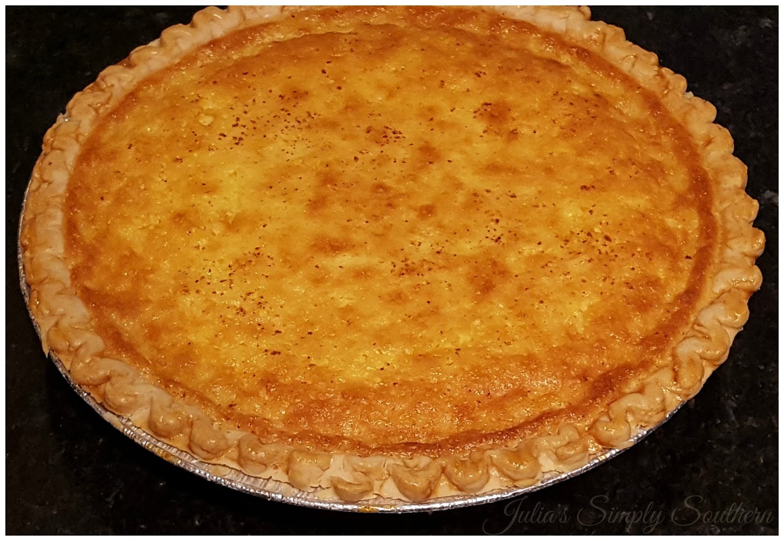 Julia's Simply Southern Buttermilk Pie