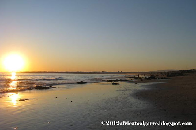Algarve's Galé beach sunset 1