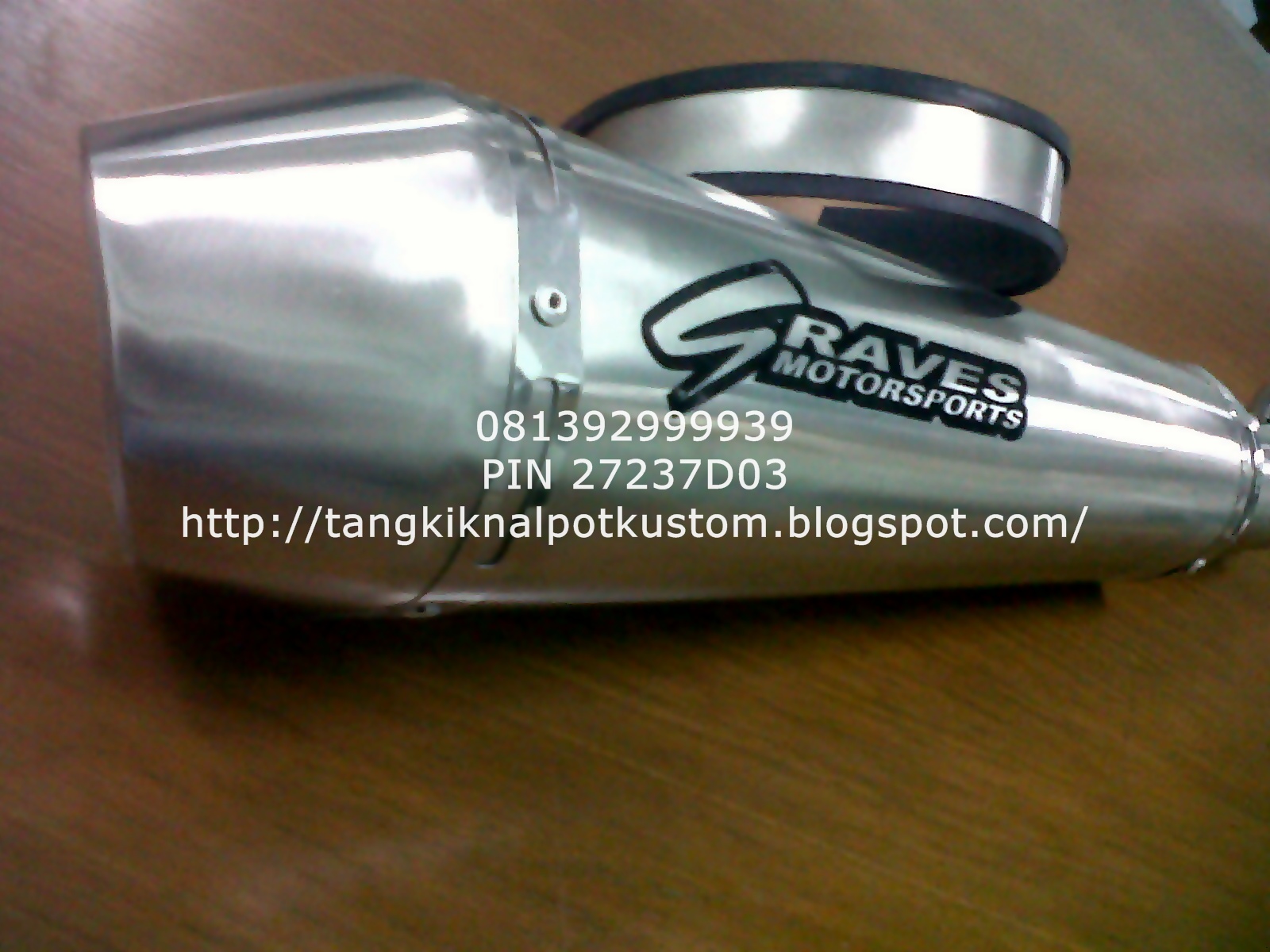 Tangki Knalpot Kustom: Knalpot Ninja 250 Model 2013 #1 dan Model 2013 #2