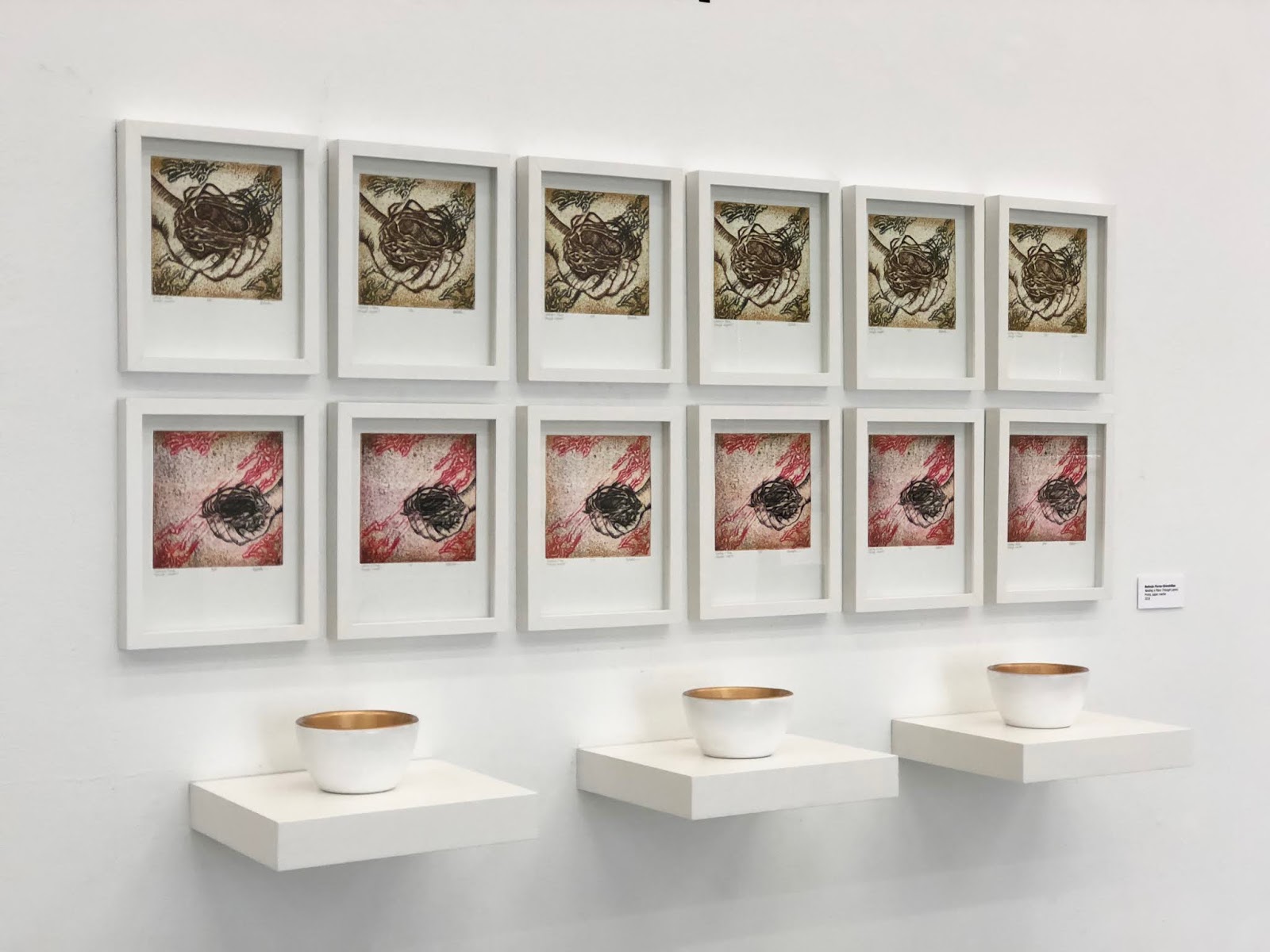 NESTING A PLACE THROUGH LAYERS PRINTMAKING INSTALLATION