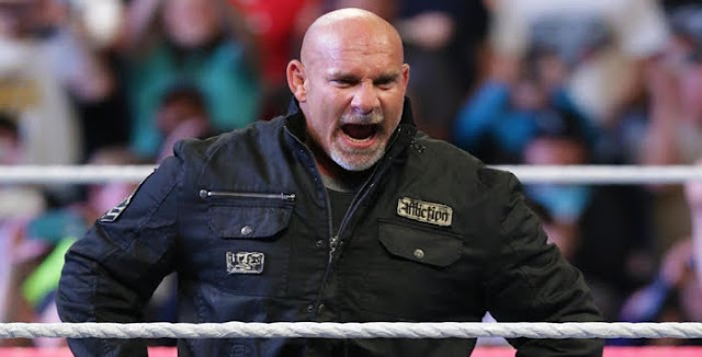 Goldberg Affliction jacket WWE return 2016 Goldberg Affliction jacket WWE return 2016