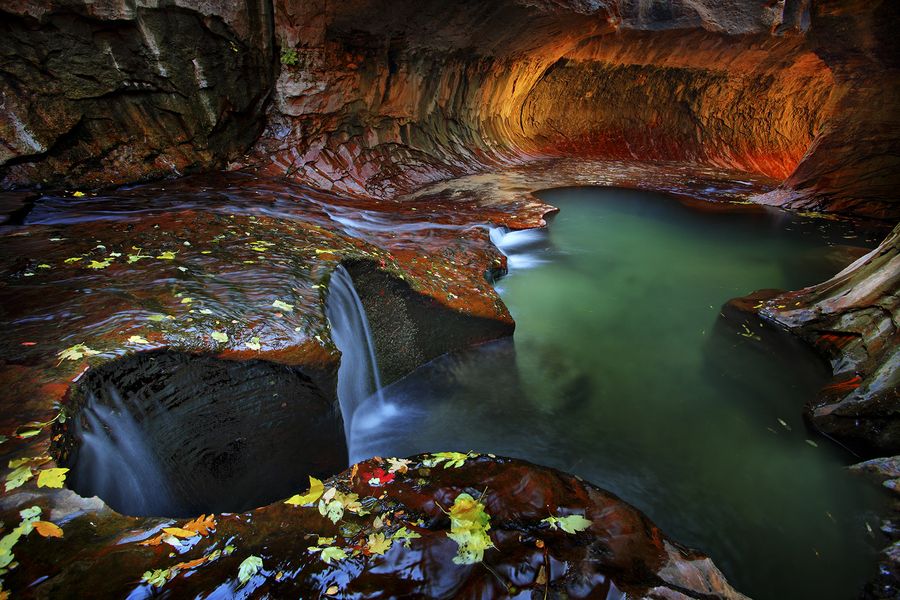 3. Gate of the Underground River - Subway - Zion National Park by Bsam