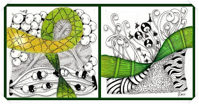 LonettA_Tangle-Mosaic-Project #8_Single Tiles_flow