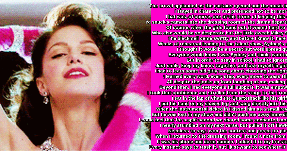 Sydney's Sissy Captions: Blackmailed Into Bliss