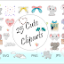 Cute Elephant Clipart Collection